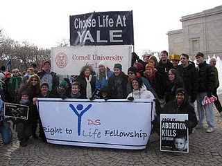 Fr Peter Walsh, CSC and CLAY in DC at the March for LIfe