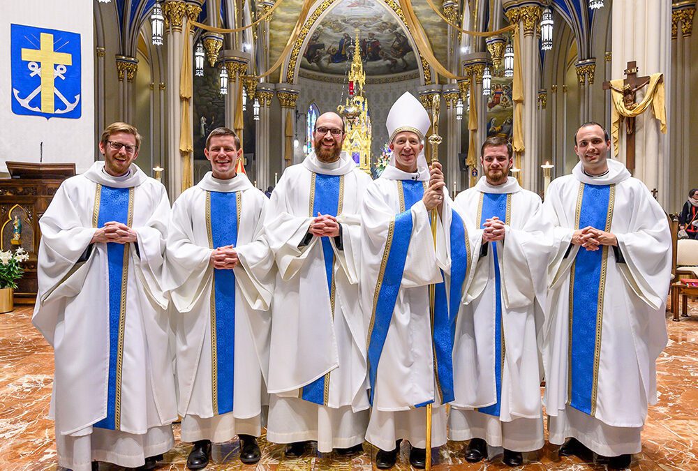 Five Ordained Holy Cross Priests in 2019
