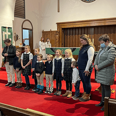 Catholic Schools Week celebration Mass at St. John the Baptist in Bennington, Vermont