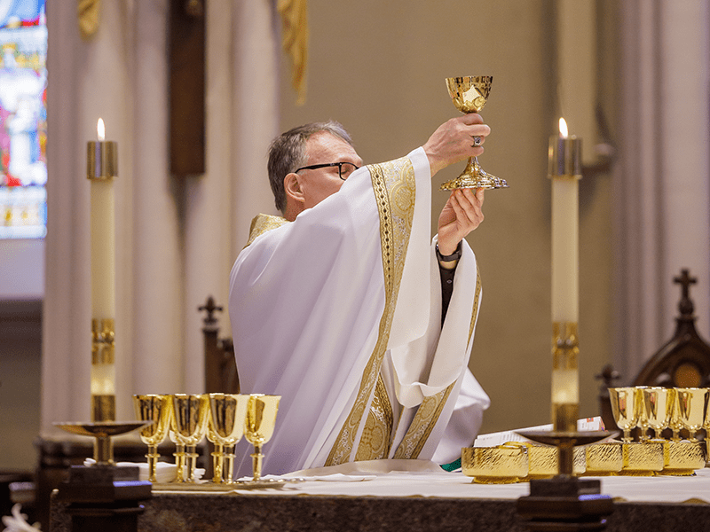 Bishop Pat Neary, C.S.C. at the 2023 Ordination Mass