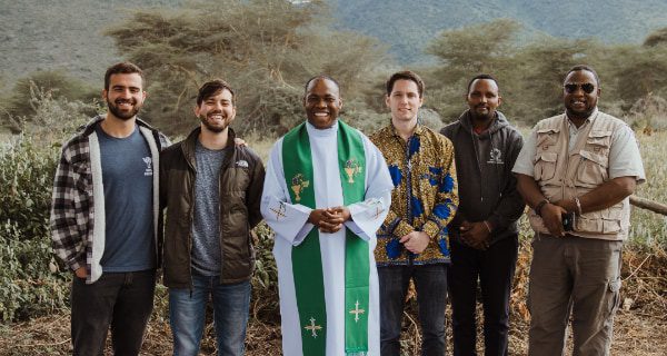 men outside in tanzania