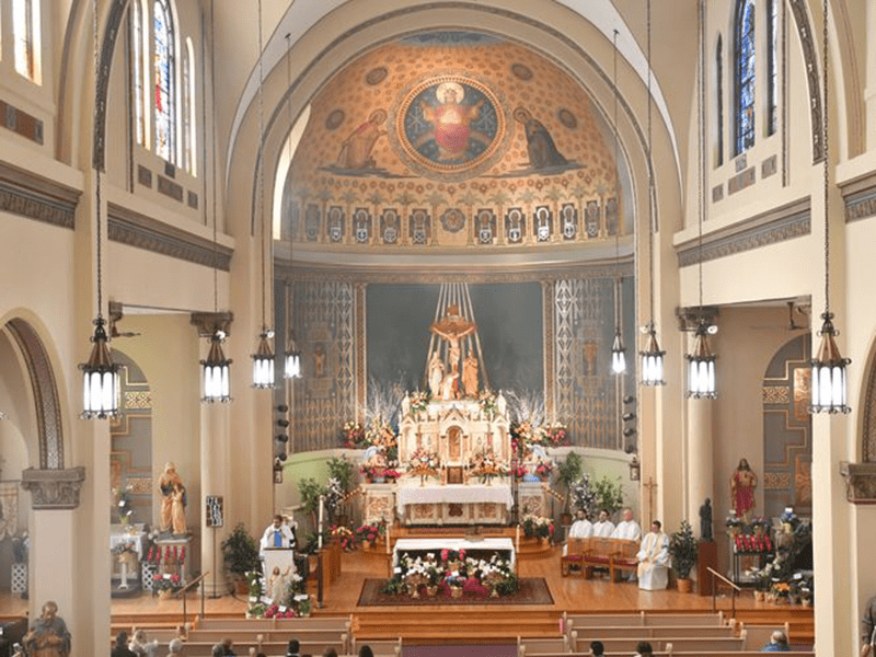 Saint Casimir Parish interior