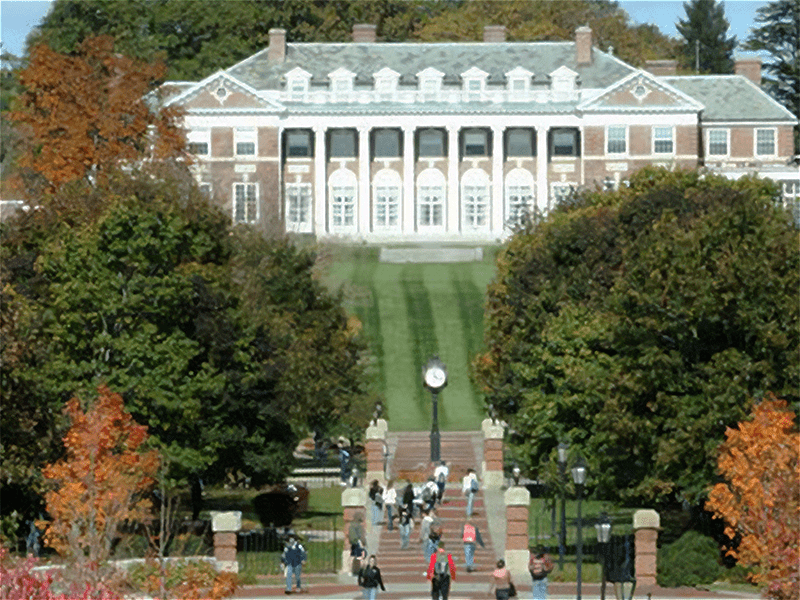 Students at Stonehill College
