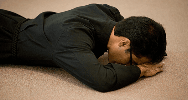 Jesus Alonso's Final Profession - prostration