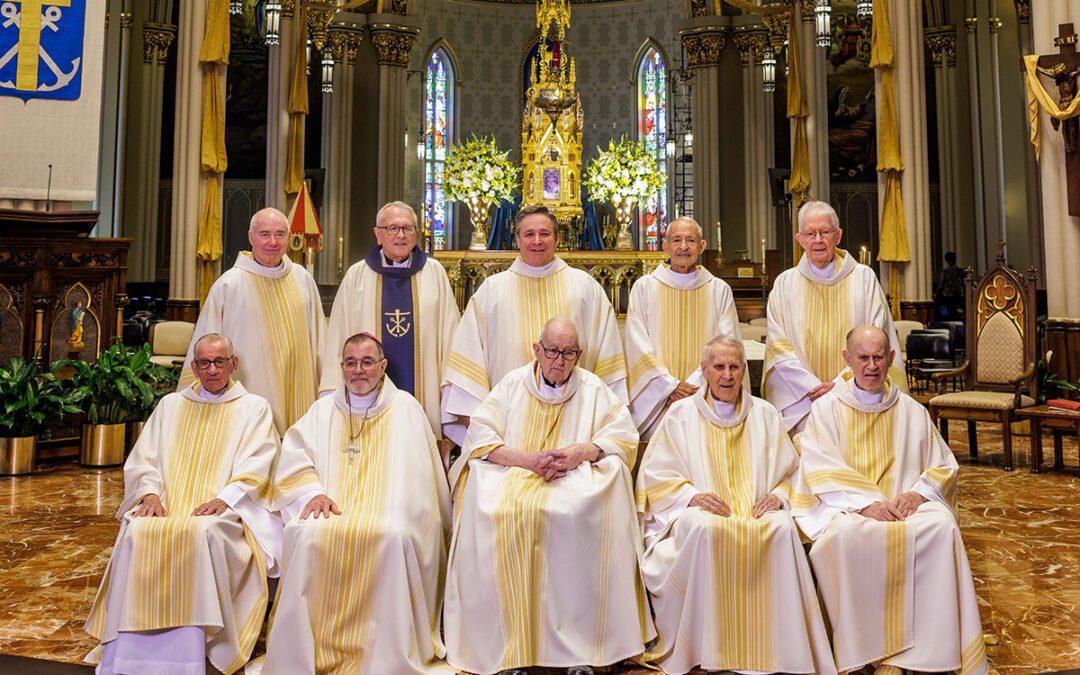 Fourteen Holy Cross Men Celebrate Jubilee