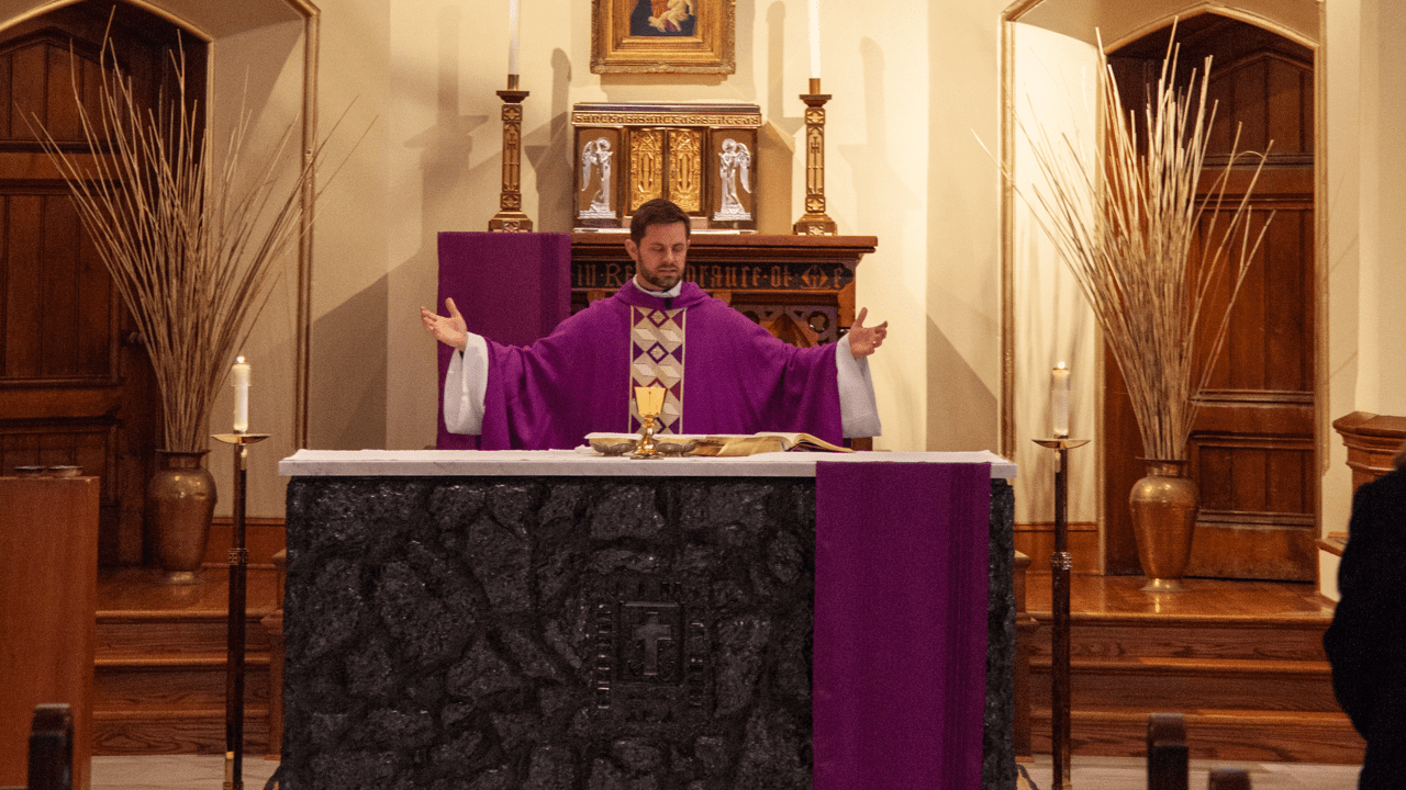 Ash Wednesday Mass at King's College