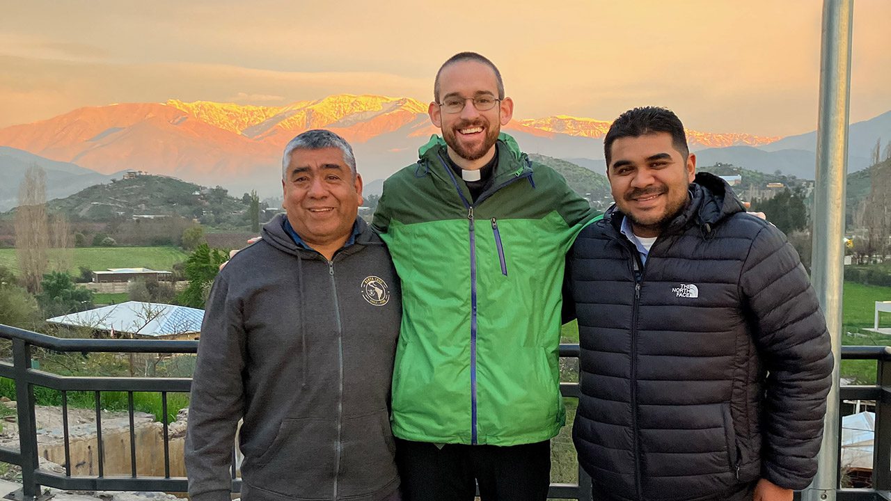 Fr. Zach Rathke and others in Chile