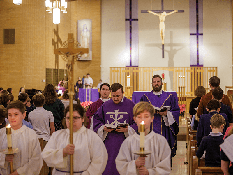 Recessional at St. Joseph Catholic Church