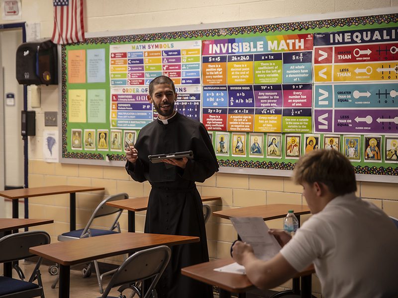 2025 Fr Geoff Mooney Fr. Charlie McCoy, C.S.C., teaches college mathematics at the University of Portland
