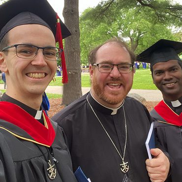 Dr. Marco Clark at his inauguration as President of Holy Cross College