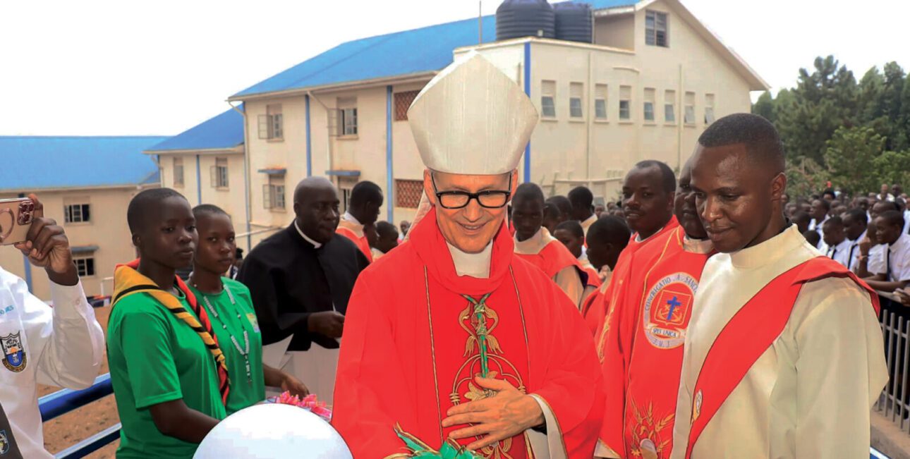 The Final Vows profession class of 2023 exits the Basilica of the Sacred Heart