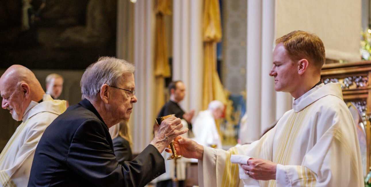 Fr. Charlie McCoy, C.S.C., teaches college mathematics at the University of Portland