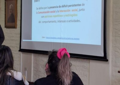 Colegio Nuestra Señora de Andacollo hosting a workshop to train teachers to better support neurodivergent students.