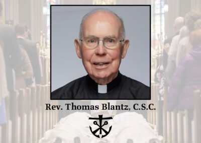 Headshot of Rev. Thomas Blantz, C.S.C.