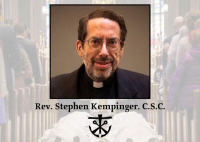Headshot of Rev. Stephen Kempinger, C.S.C.