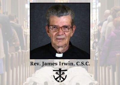 Headshot of Rev. James Irwin, C.S.C.