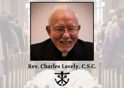 Headshot of Rev. Charles Lavely, C.S.C.