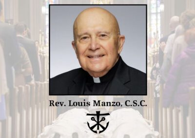 Headshot of Rev. Louis Manzo, C.S.C.