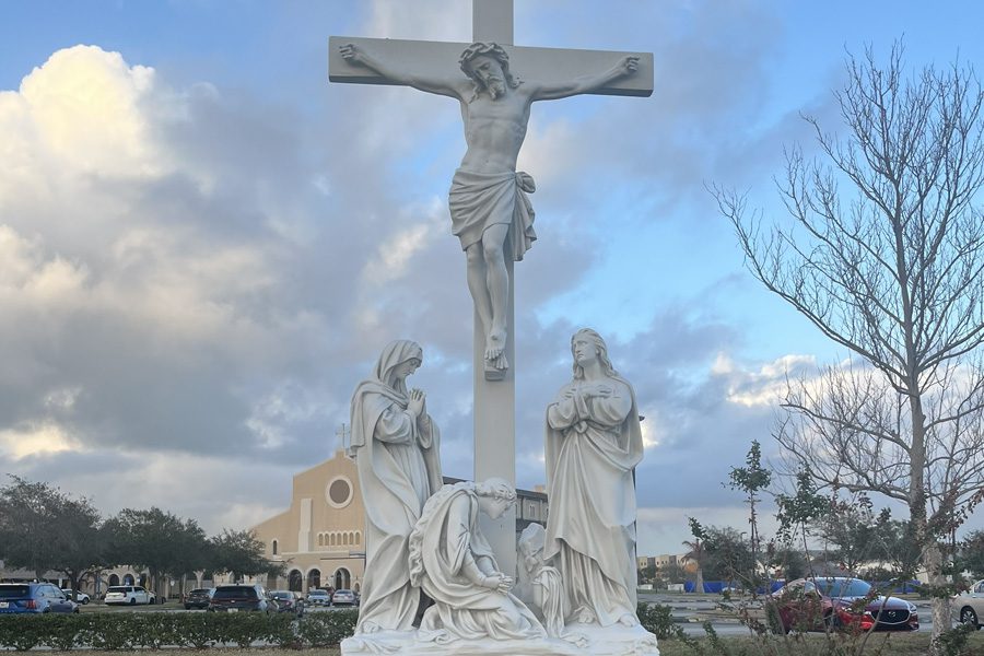 Held by Our Sorrowful Mother
