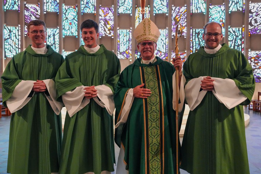 Three Ordained to the Diaconate