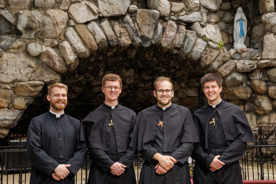 Four professed Final Vows