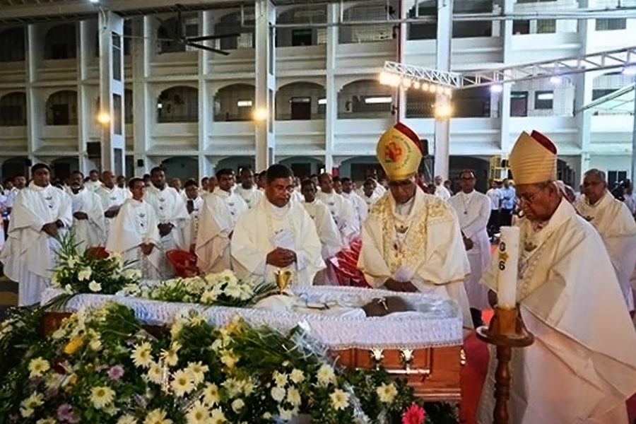 Rev. Emmanuel Kallarackal, C.S.C., laid to rest in India